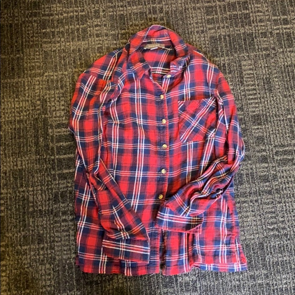 Flannel button up